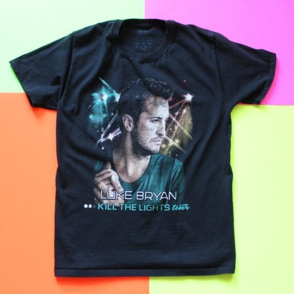 Fruit of the Loom Other - Luke Bryan Kill The Lights Tour T-Shirt